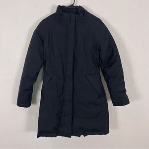 The North Face Black Inner Puffer Hard Shell Winter Jacket- Missing Hood